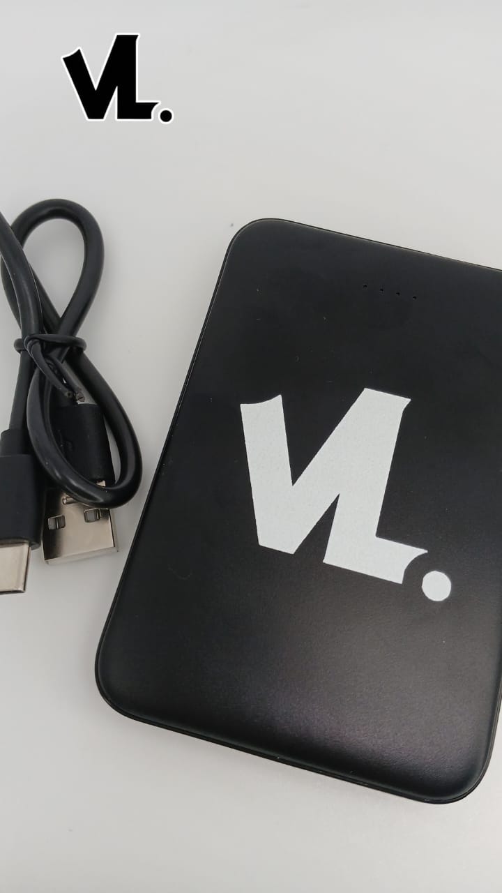 Power Bank Color Negro 5000mAh
